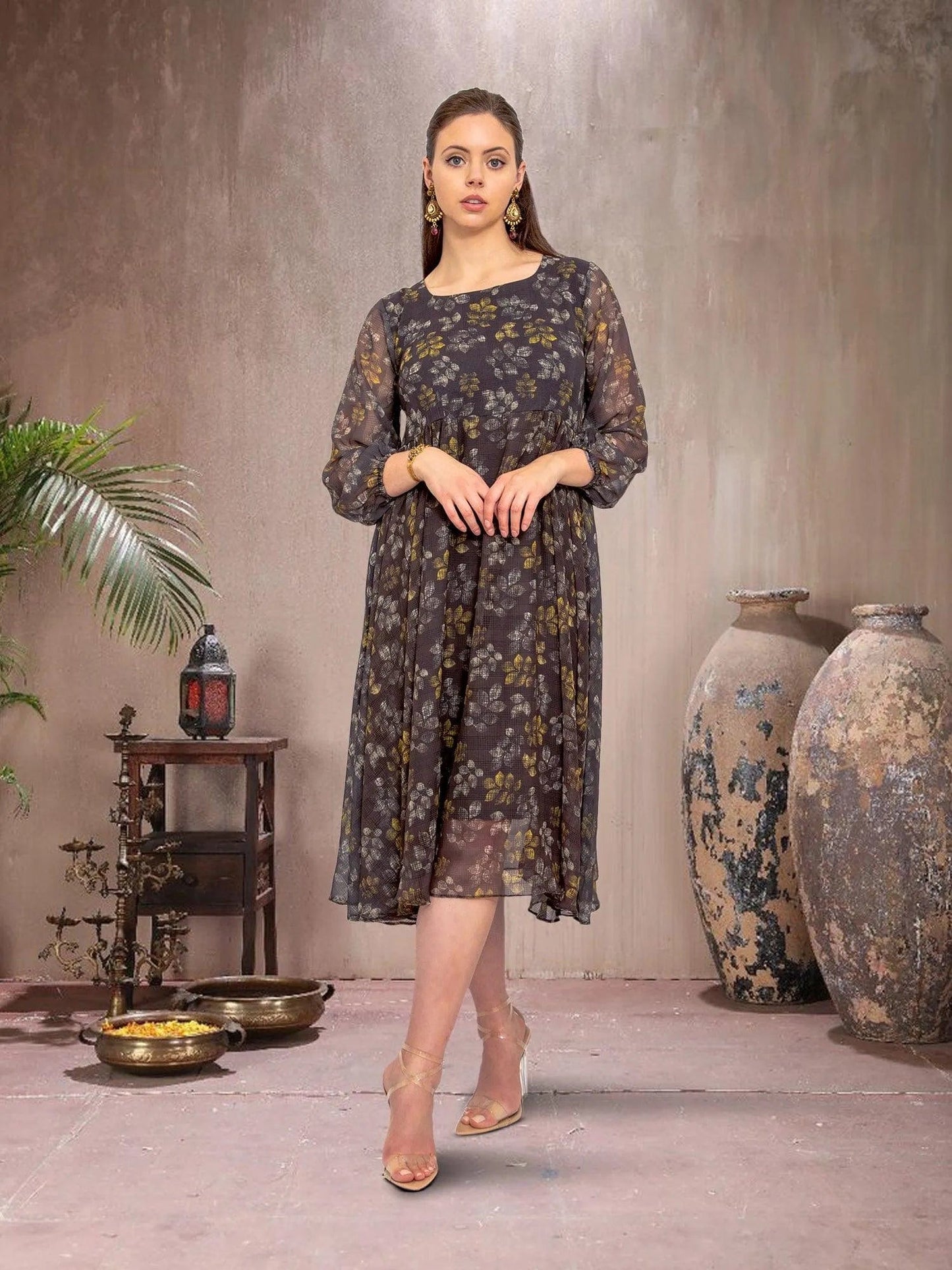 dark green silk dresses