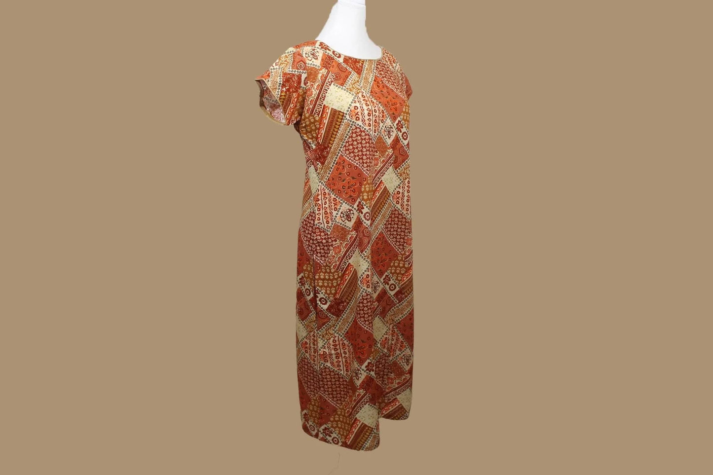 Red and Cream Printed Kurta | Indian Kurtas for Women | Muvvas Boutique