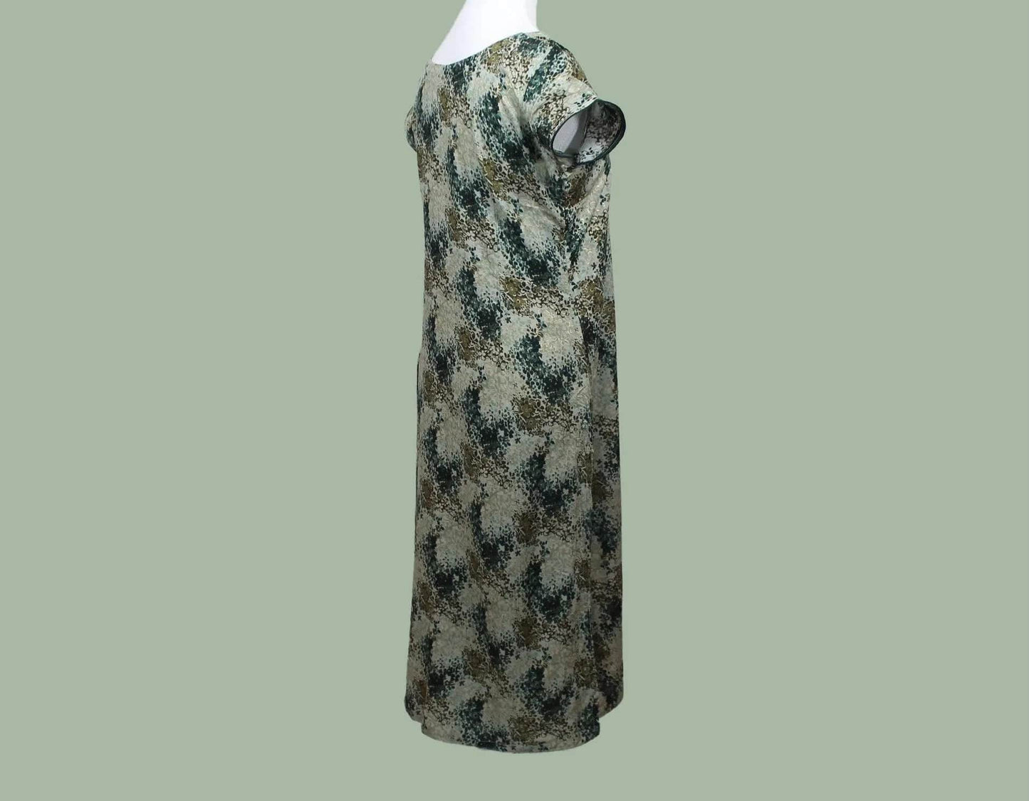 Dark Green and Cream Printed Kurta | Indian Kurtas for Women | Indian Kurtis for Women | Indian Ethnic Wear | Rayon | Indian Attire For Women