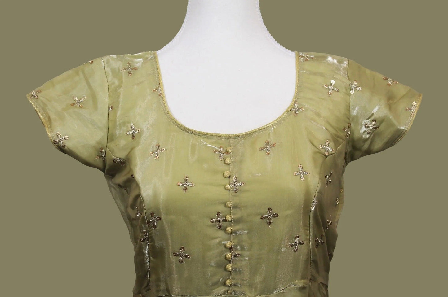 Pastel Green Anarkali | Organza Gold Trim | Anarkali Dress Bridal | Anarkali Suit | Anarkali Dress | Indian Anarkalis | Indian Ethnic Wear