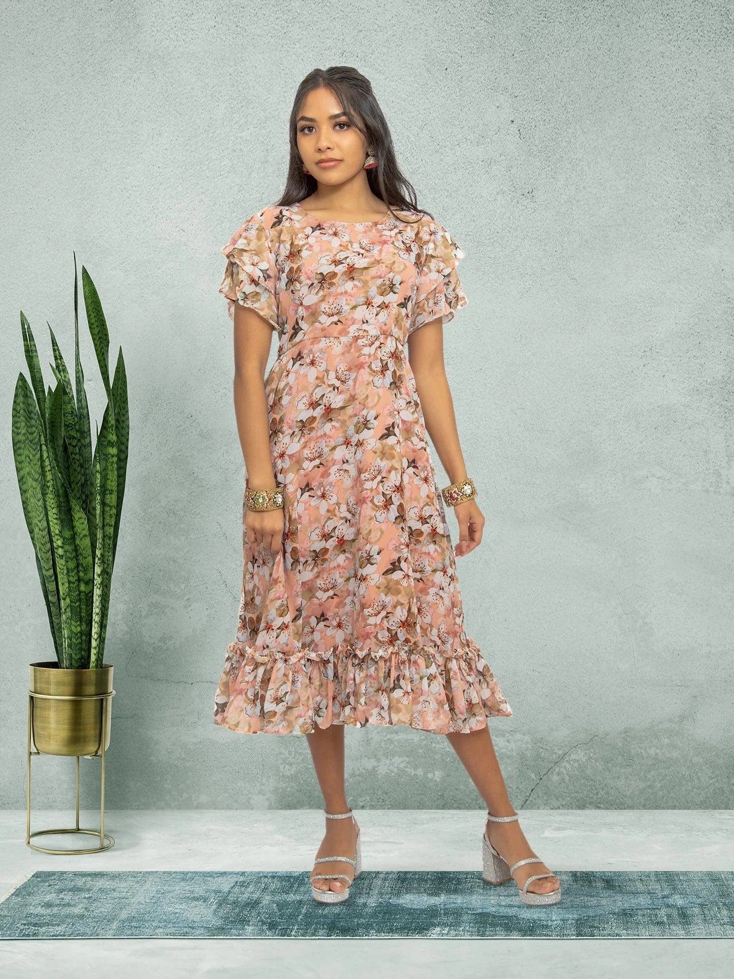 Indian print dresses