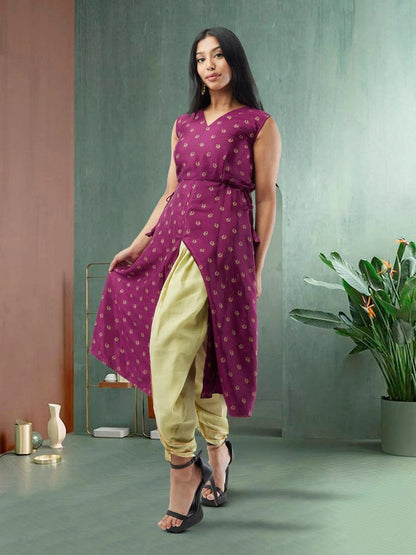 Maroon and Light Green Dhoti Suit | Salwar Kameez | Indian Ethnic Wear | salwar kameez online